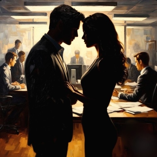 Служебный роман в наши дни.... ничего не меняется.