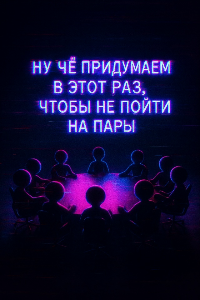 Так, если что скажем, что все вместе застряли в лифте