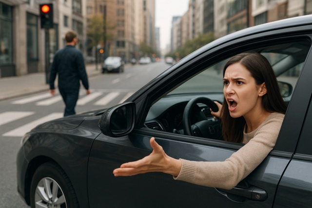 Уважаемые водители! Когда вы начнёте пропускать пешех?...