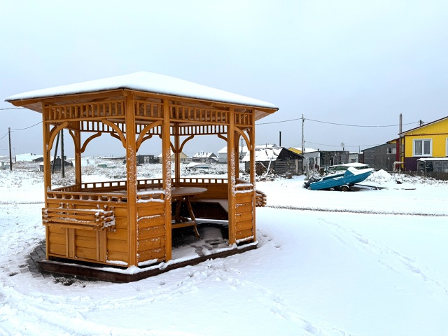 Первый снег в Шойне
Фото Валентины Малыгиной