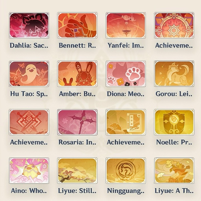 — Красивые градиентовые оформления аккаунта в Геншин?...