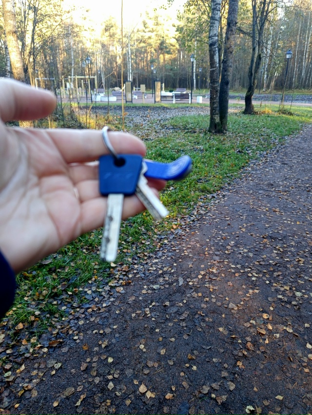 Нашли ключи по дорожке к ЭКО парку. Забрать можно на пр?...