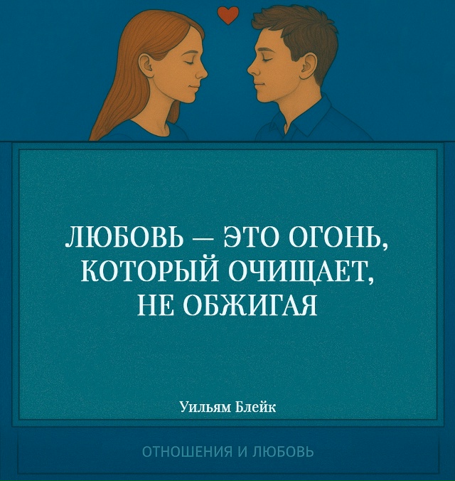 Любовь — это пламя, в котором всё лишнее сгорает, но са?...