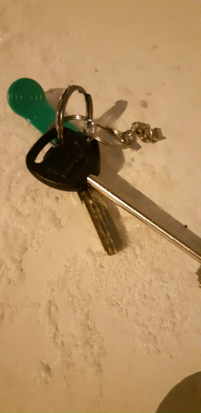 Найдены ключи у ларька с пудожским хлебом на Дзержинск...