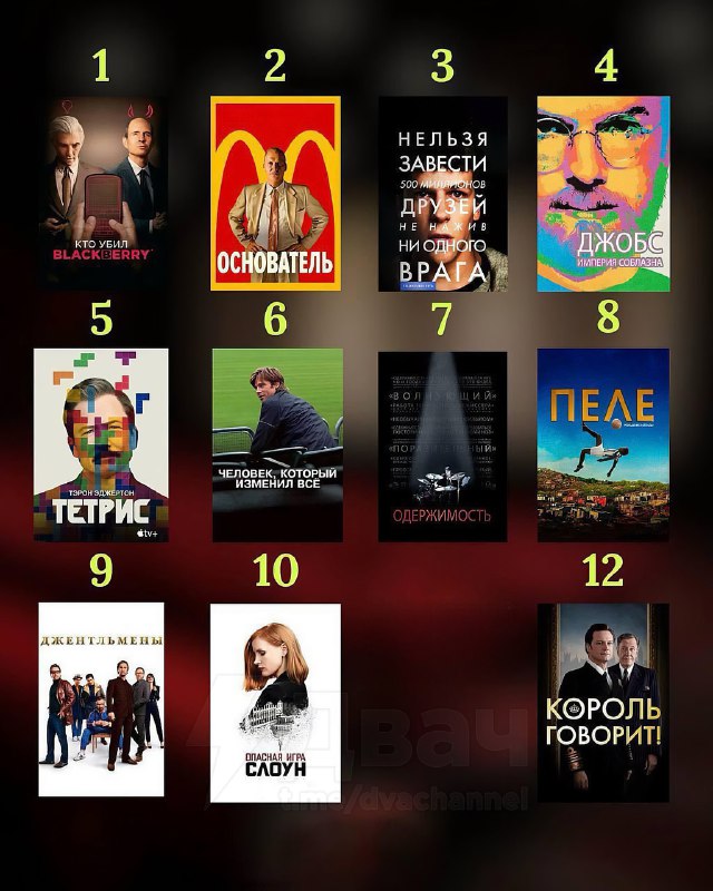 Подъехала большая подборка фильмов, которые помогут поверить в себя и вдохновят, когда всё идёт не т