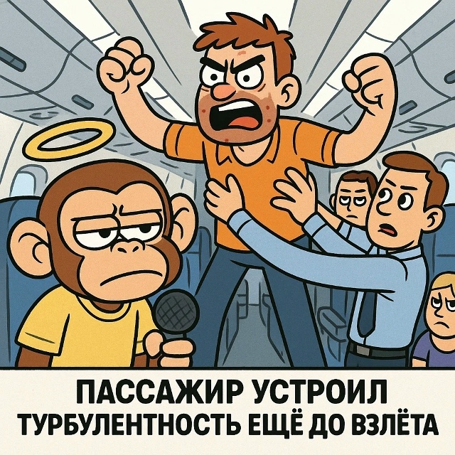 Безумные приколы
Полёты и так полны стресса, но всегда ...