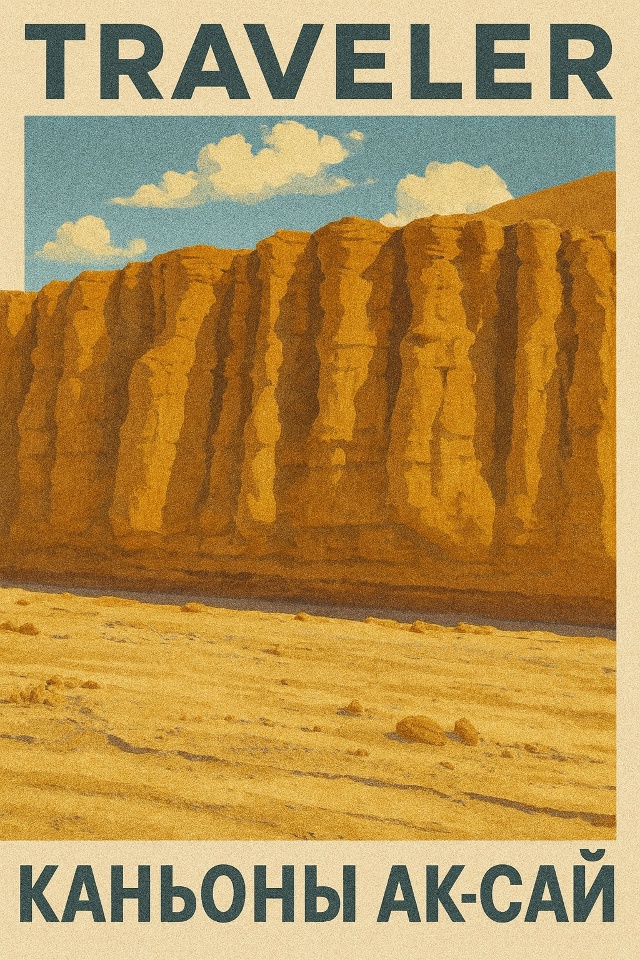 🌍Каньоны Ак-Сай — одно из самых необычных мест Центра...