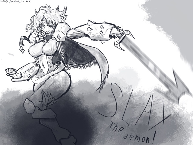 slay the demon!
#работы_подписчиков@anime_risunki
тг: t.me/Untitled_Pictures