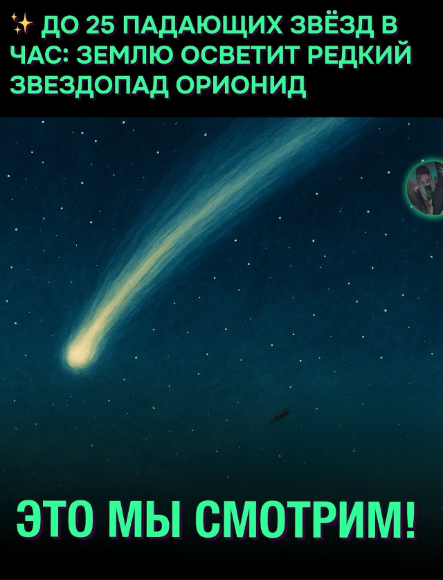 ⚡ Сегодня ночью — редкое небесное шоу
На небе можно б?...