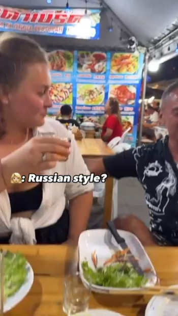 Показала рашен стайл!