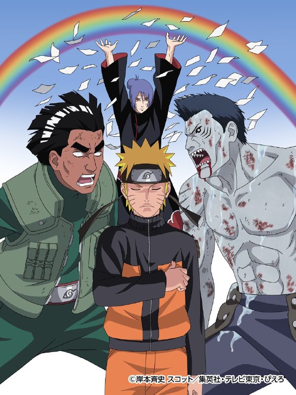 ⚡️Официально опубликованы три новые иллюстрации из коллекции «Наруто»