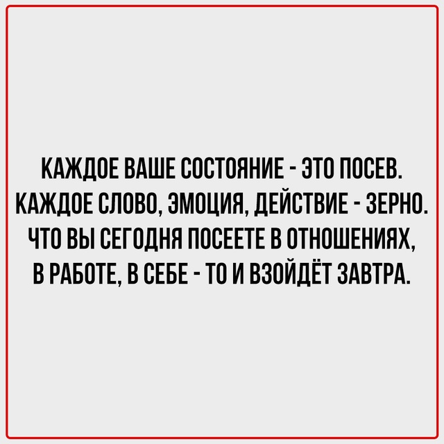 Мир отзывается на то, что ты в него вкладываешь.