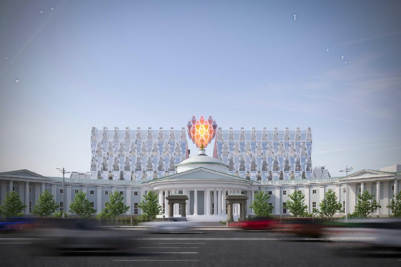 🏥Так будут выглядеть Склиф после обновления
Он станет современным медицинским центром будущего с с