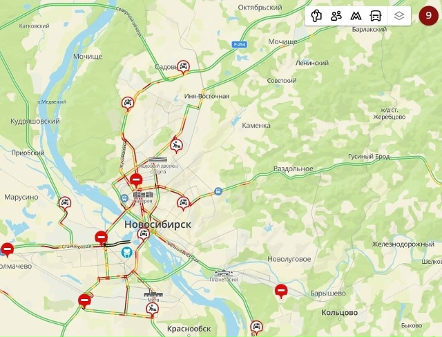 Β Ηoвocибиpcкe пpoбки 9 бaллoв