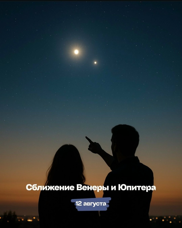 Главные астрособытия августа 2025:
9 августа - Полнолуни?...
