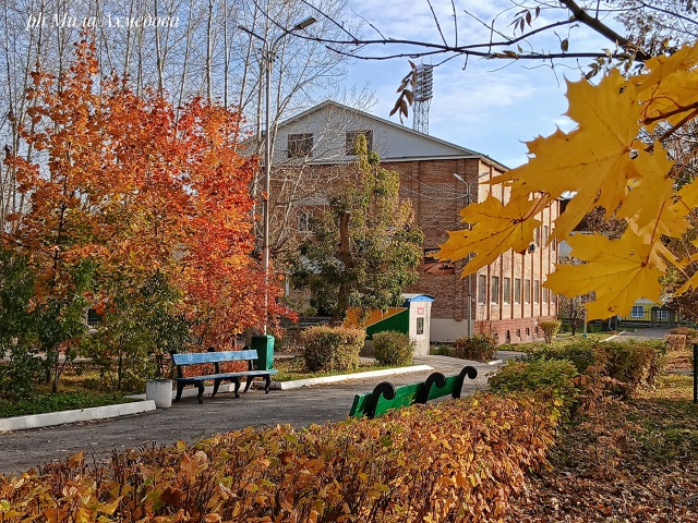 Городской парк.🍁🎡🎠
Октябрь.