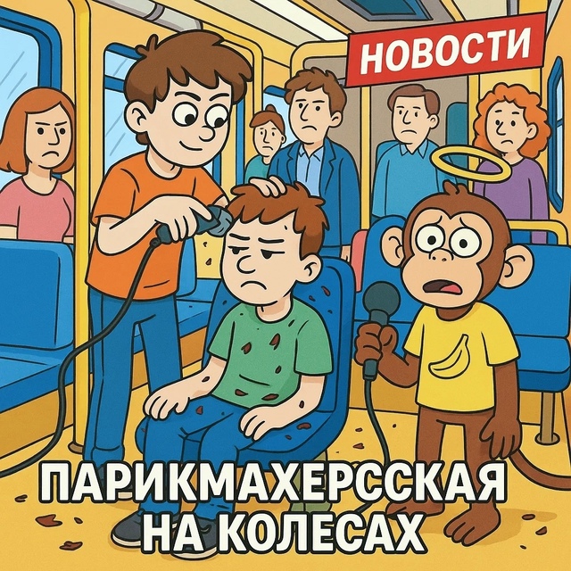 Безумные приколы
Общественный транспорт видел многое,...