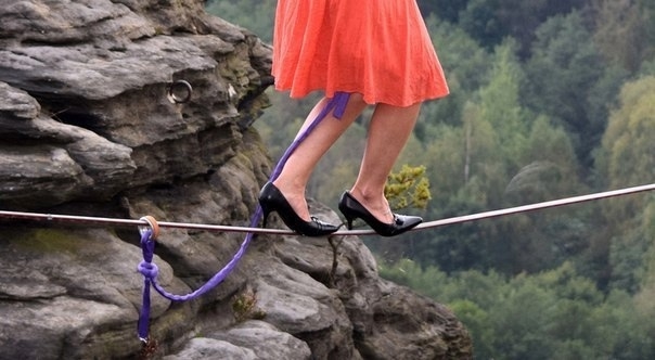 На каблуках над пропастью!
Для того, чтобы заниматься х...