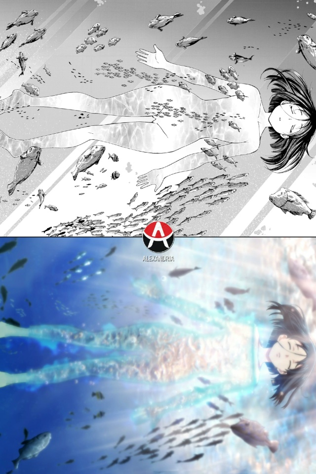 🤿 Сравниваем «Необъятный Океан»: манга х 2 серия 2 сезо...