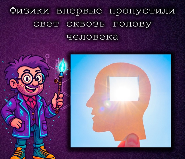 Учёные впервые пропустили свет сквозь человеческий че...