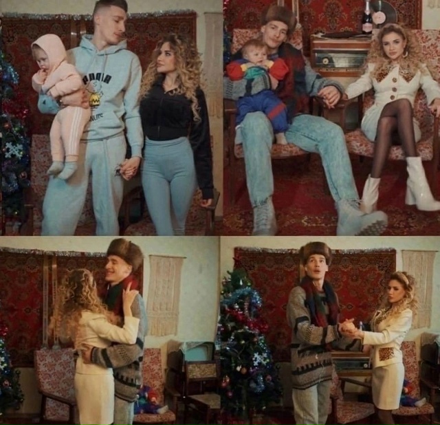 Пара повторила атмосферу 90-х, сделав фотосессию 📷
Как ...