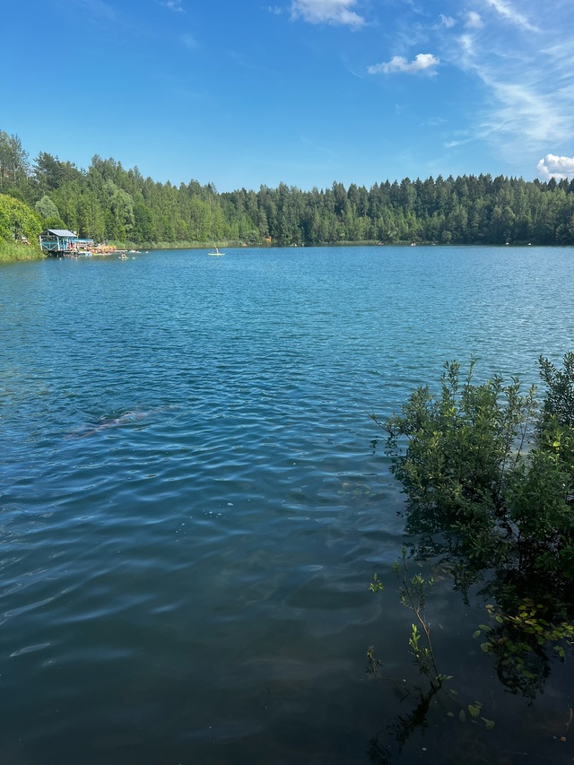 В Сычиках и правда вода голубая 😍