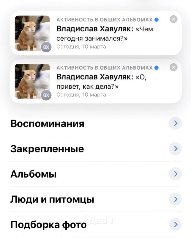 Россияне дошли до того, что начали чатиться прямо через стандартную галерею на Айфоне
Оказалось, чт