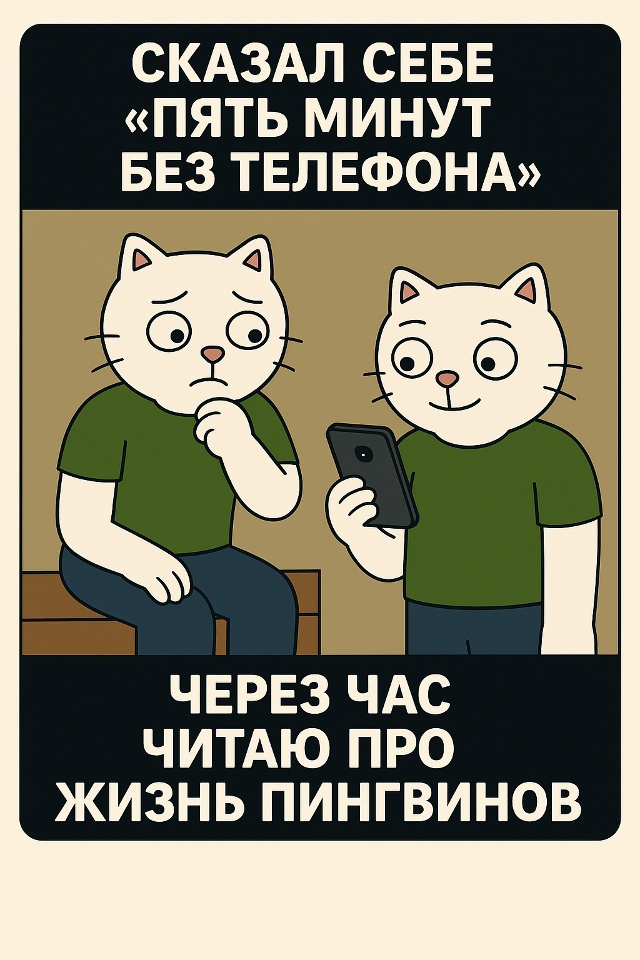 Просто хотел немного отдохнуть от экрана.
Но вдруг всп?...