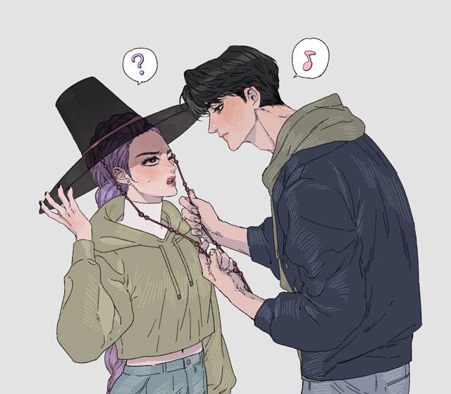#KPOP_DEMON_HUNTERS / Кей-поп охотницы на демонов
Art: pinkteest
(Руми...