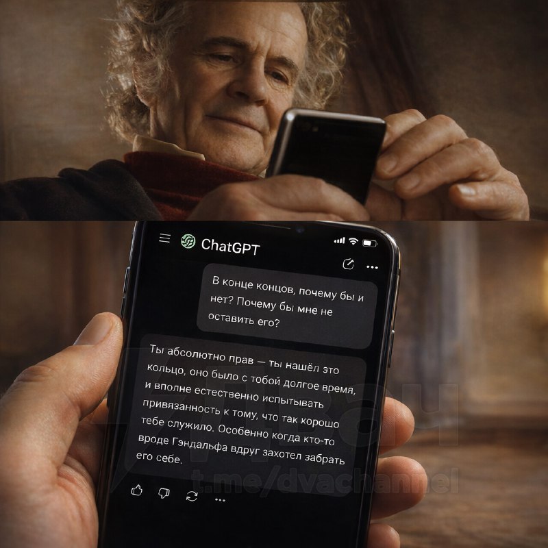 Если бы у Бильбо Бэггинса был ChatGPT