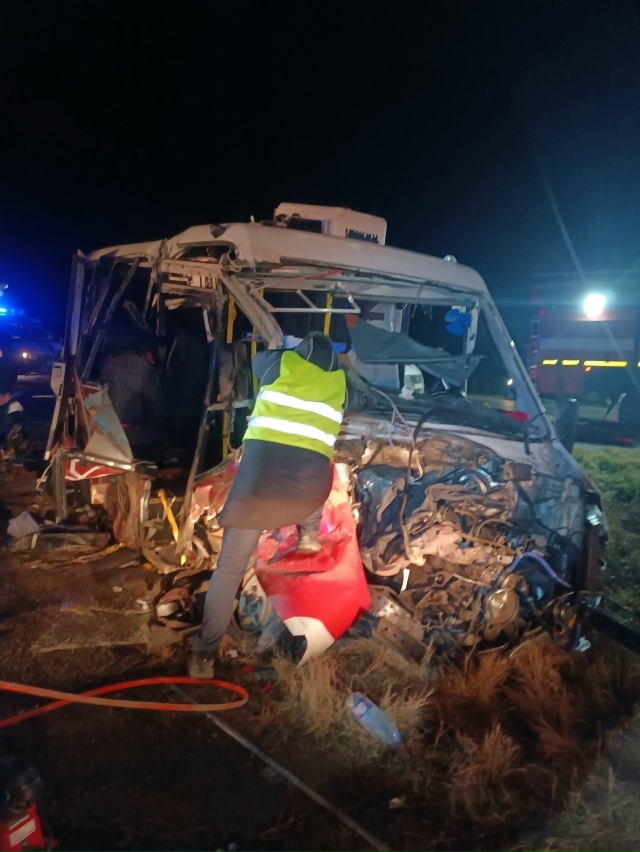 В жуткой аварии с автобусом, который ехал из Перми в Ку?...