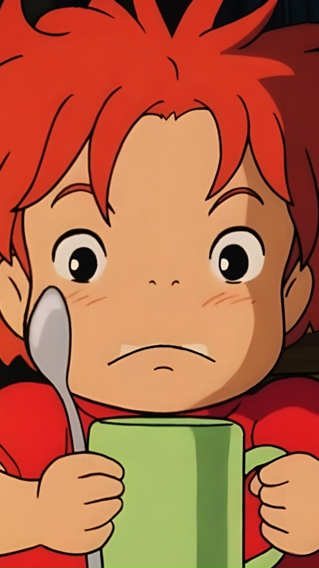 Аниме: Рыбка Поньо на утёсе