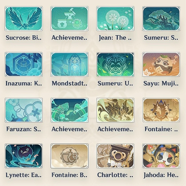 — Красивые градиентовые оформления аккаунта в Геншин?...