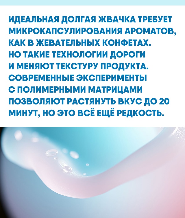 Жвачка — это не просто лакомство, а сложный химический...