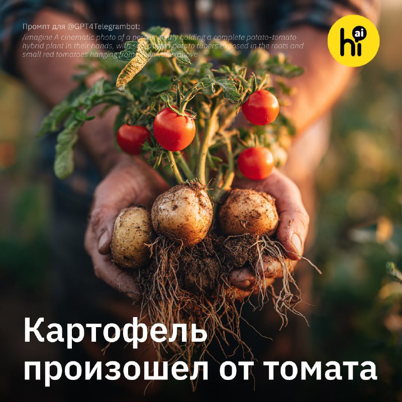 🌱 Картофель оказался потомком древнего томата
Ученые разгадали тайну появления клубней картофеля, к