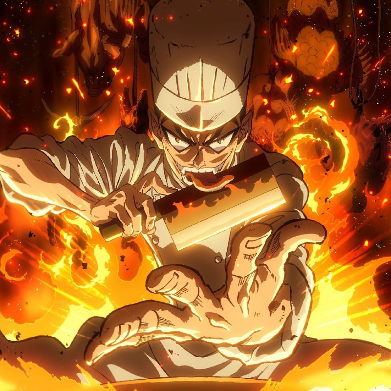 В адском котле
Новый постер к аниме по манге "Железный котелок Жана" (Tetsunabe no Jan).
Сериал о