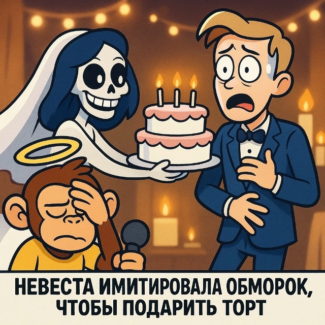 Безумные приколы
Свадьба — это всегда стресс, но некот...