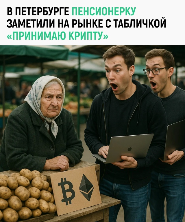 Крипта волатильна. Купил у неё картошку — и через два д...