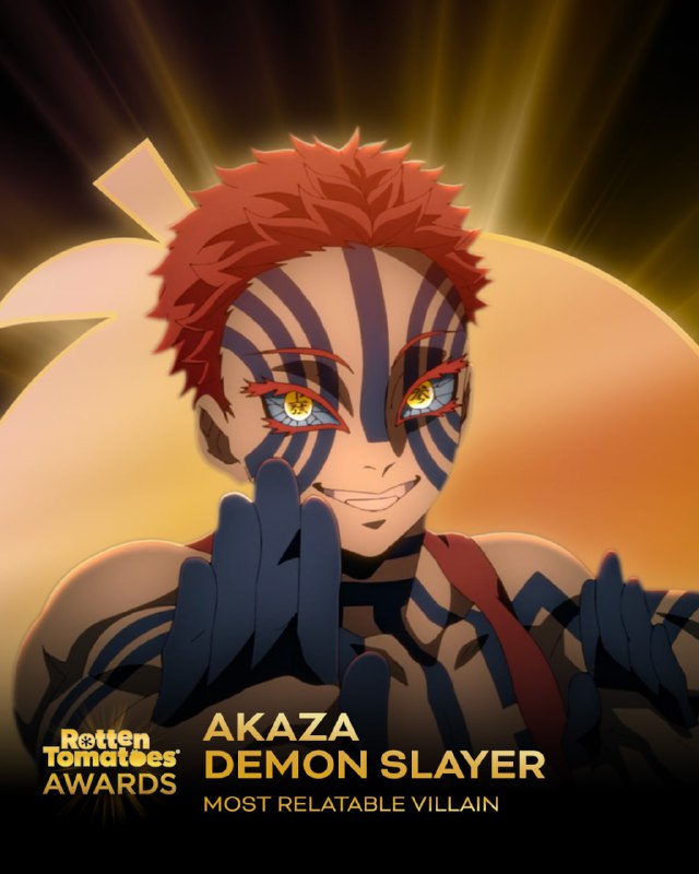 🏆Аказа из аниме «Клинок, рассекающий демонов: Бесконечный замок» побеждает в номинации «Самый понятн