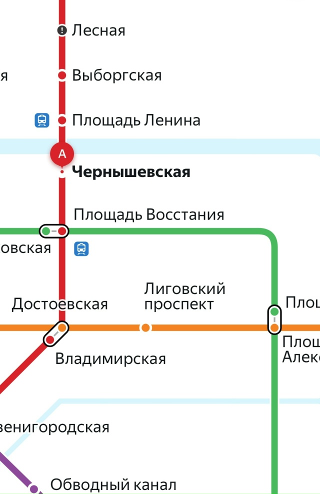 В районе 6:40 почти доезжаю до Чернышевской,как внезапно...