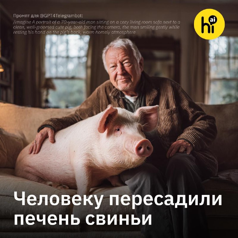 🏥 Мужчина из Китая прожил 38 дней с печенью свиньи
Китайские хирурги впервые пересадили часть свино