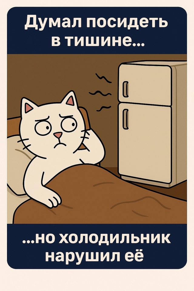 Ты ложишься отдохнуть, тишина наконец-то — редкость.
И ...
