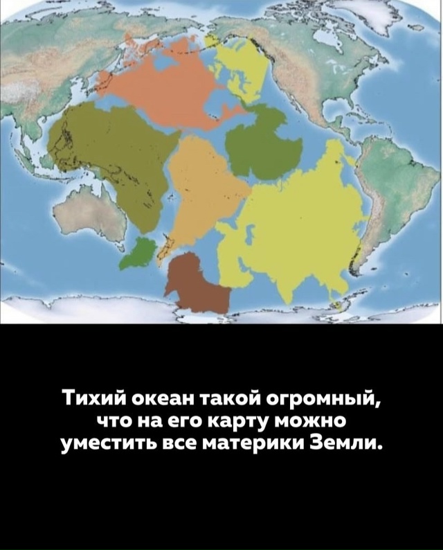 Интересные факты про Тихий океан.