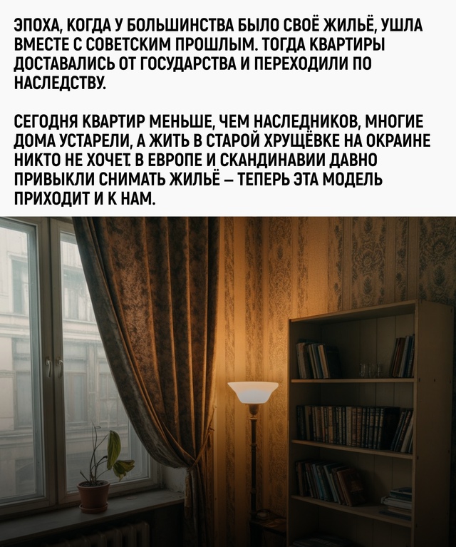 Теперь в России «жильё мечты» — это когда арендодател?...