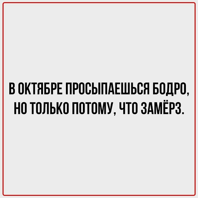 Вроде совсем недавно было лето.
А оказывается, уже октя...
