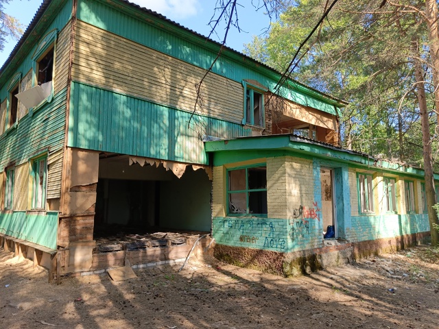 Архангельская область, город Вельск, бывший санаторий ...