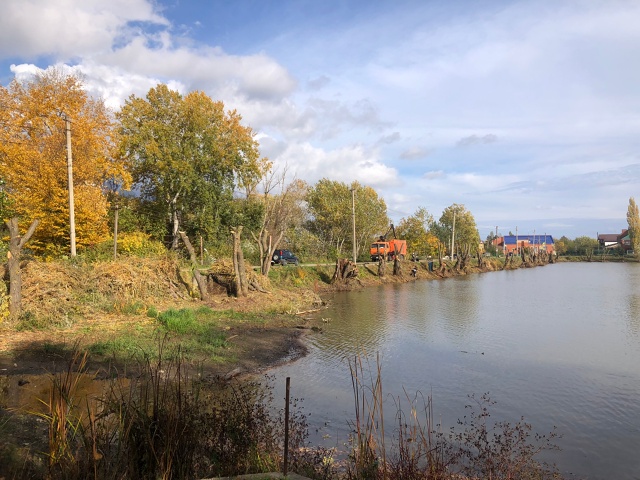 Поехали сегодня полюбоваться красивым озером. Там так ...