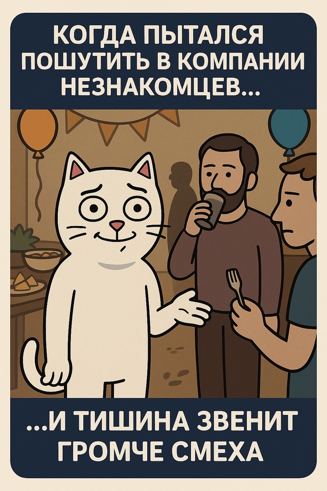 неловкая пауза после 