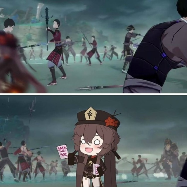 Ху Тао как всегда в своём репертуаре, развивает свой лю...