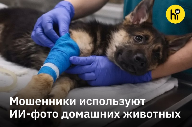 ✖️ Мошенники используют ИИ-фото животных для выманивания денег
Организации по защите животных и мед